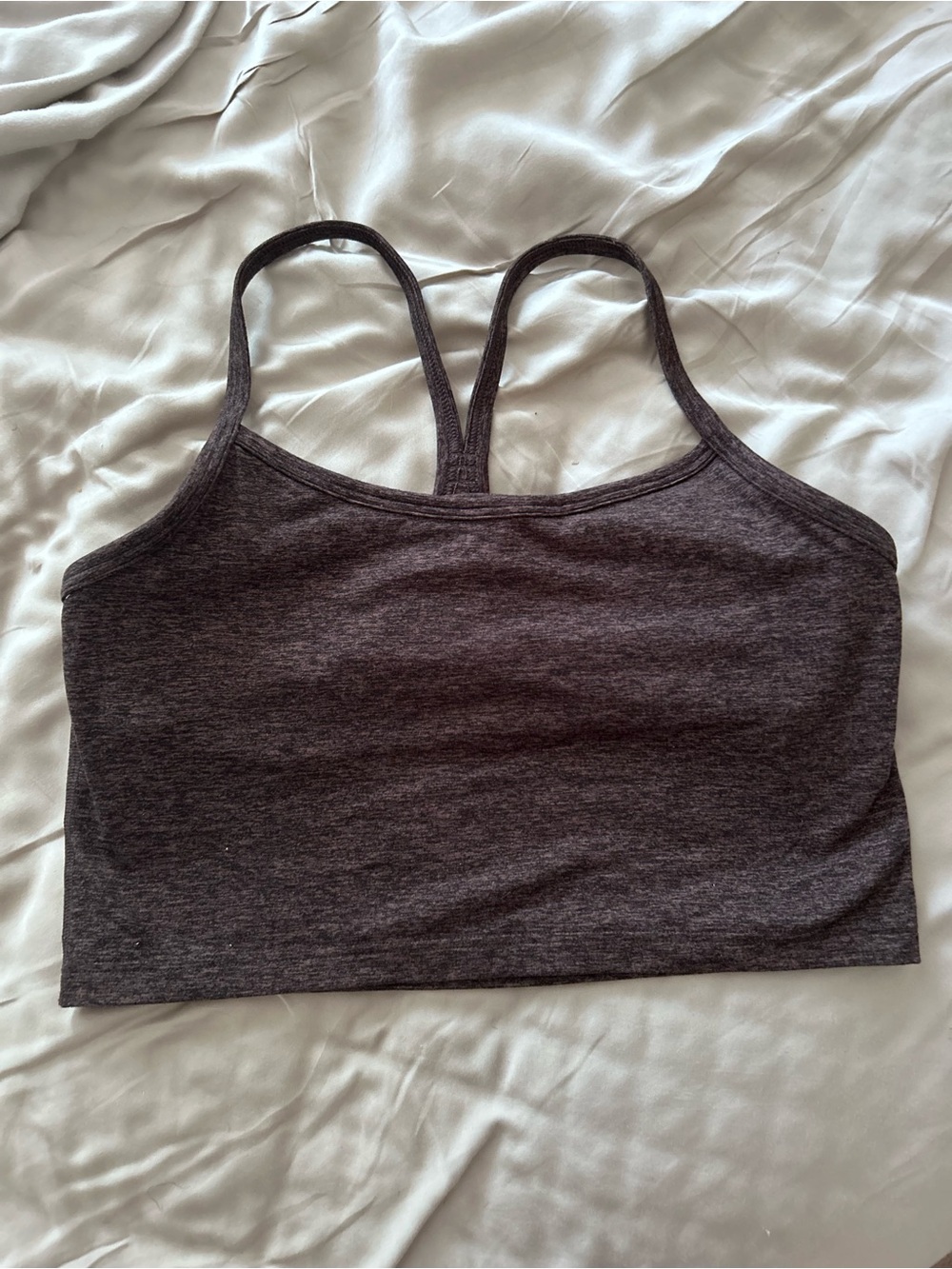 The Hugger Longline Racerback Bra Offline by Aerie in Relic